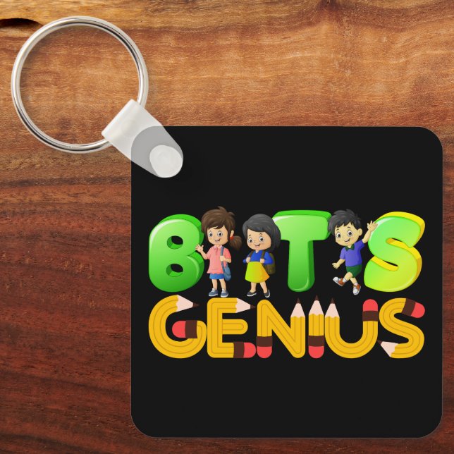 BACK TO SCHOOL EXCITEMENT! KEY RING (Front)