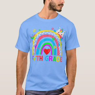 Back To School Fifth Grade 5th Grade Rainbow Unico T-Shirt