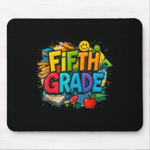 Back To School Fifth Grade Team Happy First Day Of Mouse Mat