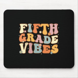 Back To School Fifth Grade Vibes Student Teacher W Mouse Mat