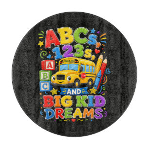 Back to School First Day Big Kid Dreams Cutting Board
