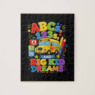 Back to School First Day Big Kid Dreams Jigsaw Puzzle