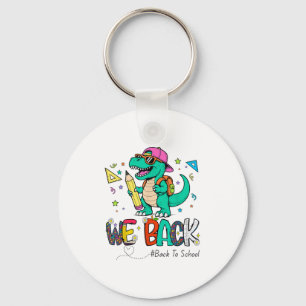 Back To School First Day Dinosaur Teachers Boys Gi Key Ring