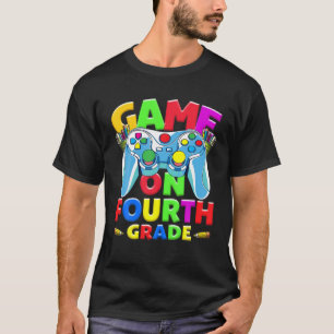 Back To School First Day Game On Fourth Grade Vide T-Shirt