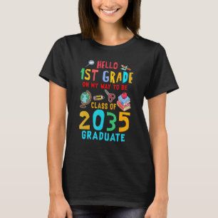 Back to School First Day Of 1st Grade Class Of 203 T-Shirt