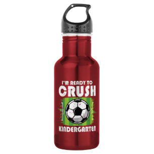 Back to School First Day of Kindergarten Soccer 532 Ml Water Bottle