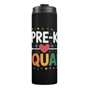 Back to School First Day of Pre-K Preschool Thermal Tumbler