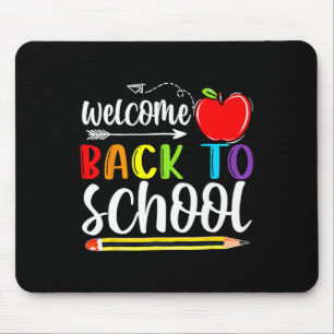 Back To School First Day Of School Teachers Studen Mouse Mat