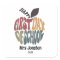 Back to School First Day Teacher Apple Class