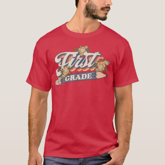 Back To School First Grade 1st Grade Pencil Teache T-Shirt