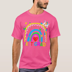 Back To School First Grade 1st Grade Rainbow Unico T-Shirt