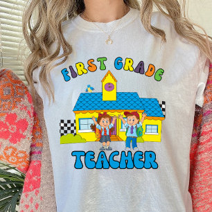 Back to School First Grade Teacher T-Shirt