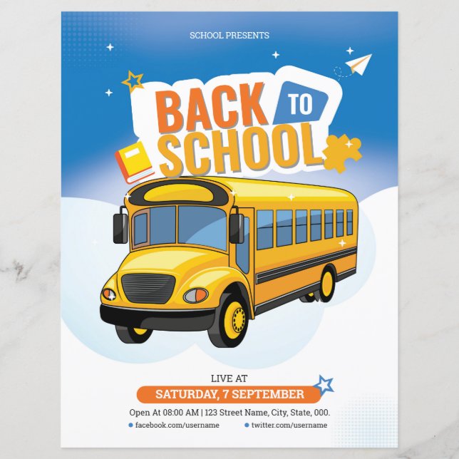 Back To School Flyer Template (Front)