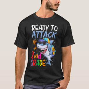 Back To School For Boy Ready To Attack 2nd Grade T-Shirt