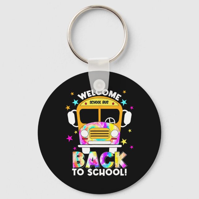 Back To School For Bus Drivers Transportation Dept Key Ring (Front)