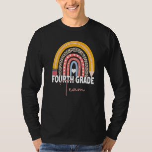 Back To School Fourth Grade Team First Day Teacher T-Shirt