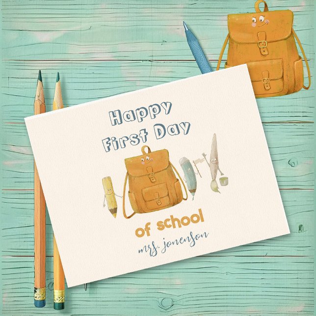 Back to School Friends  Postcard (Creator Uploaded)