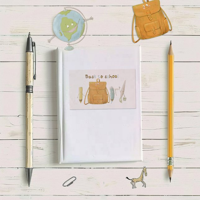 Back to School Friends Rectangular Sticker (Creator Uploaded)