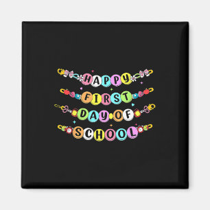Back To School Friendship Bracelet First Day Of Sc Magnet