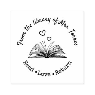 Back to School   From The Library of Lovely  Rubber Stamp