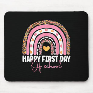 Back To School Fun Happy First Day Of School For T Mouse Mat