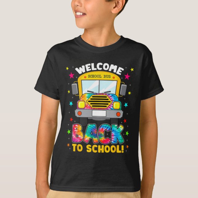 Back To School Fun Outfit School Bus Driver  T-Shirt (Front)