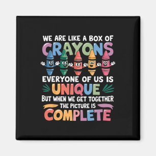Back To School Funny Teacher We Are Like A Box Of Magnet