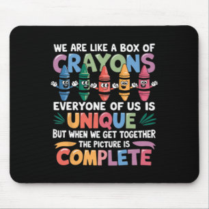 Back To School Funny Teacher We Are Like A Box Of Mouse Mat