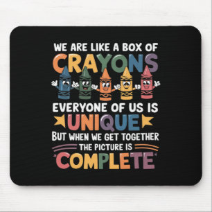 Back To School Funny Teacher We Are Like A Box Of Mouse Mat