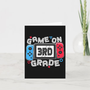 Back To School Game On 3rd Grade Fun Gamer Kids Bo Card