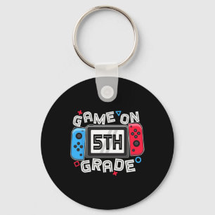 Back To School Game On 5th Grade Fun Gamer Kids Bo Key Ring