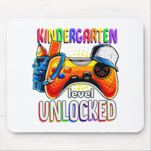 Back To School Gamepad Kindergarten Level Unlocked Mouse Mat