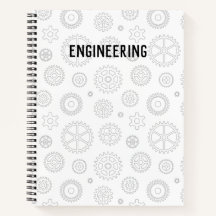 Back to School Gears & Subject Label Notebook