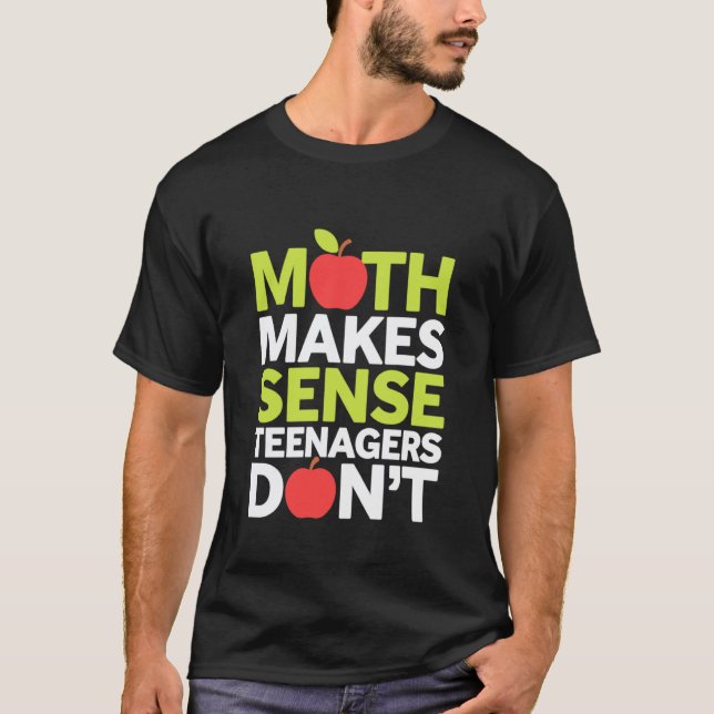Back to School Geometry Lesson Lover Funny Math Te T-Shirt (Front)