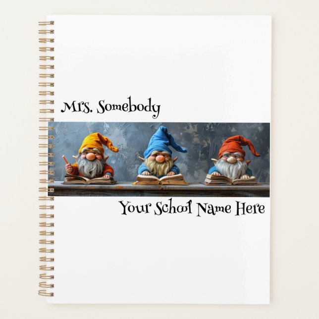 Back to School Gnomes Planner (Front)