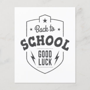 Back To School Good Luck Flyer