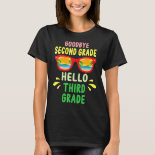 Back To School Goodbye Second Grade Hello 3rd Grad T-Shirt