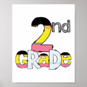 Back To School Grade Level Poster