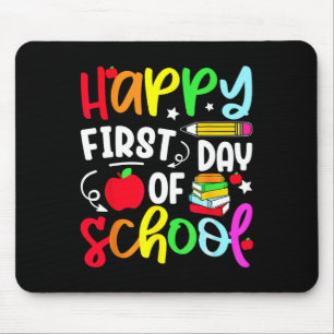 Back To School Happy First Day Of School Teacher S Mouse Mat