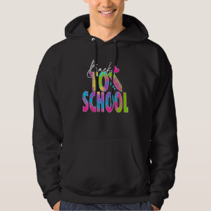 Back To School Happy First Day Of School Tie dye T Hoodie