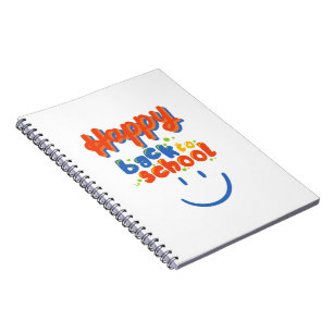 BACK TO SCHOOL HAPPY NOTEBOOK