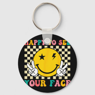 Back to school - happy to see your face key ring