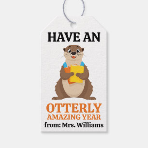 Back to School Have an otterly amazing year Pun Gift Tags