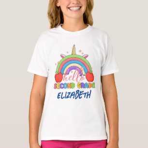 Back to School Hello 2nd Grade Tee T-Shirt