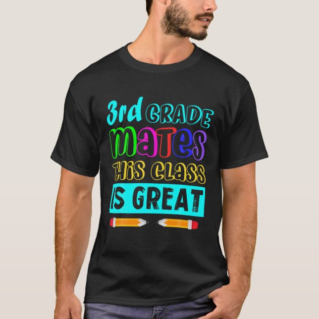 Back To School Hello 3Rd Grade Here I Come Middle T-Shirt (Front)