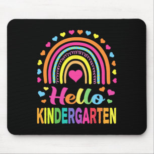 Back to School Hello Kindergarten Squad Teachers W Mouse Mat