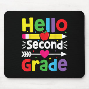 Back To School Hello Second Grade Team 2nd Grade B Mouse Mat