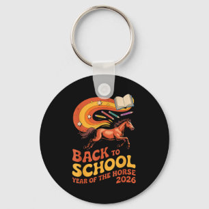 Back To School Horse 2026 Energy Learning Success  Key Ring