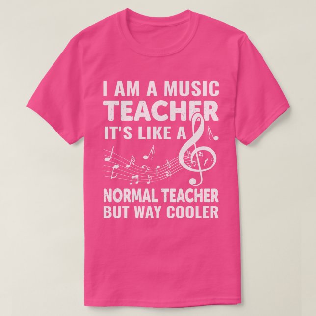 Back to school-i am a music teacher it's like a no T-Shirt (Design Front)