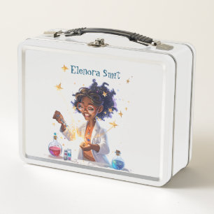 Back To School I Science 3 Metal Lunch Box